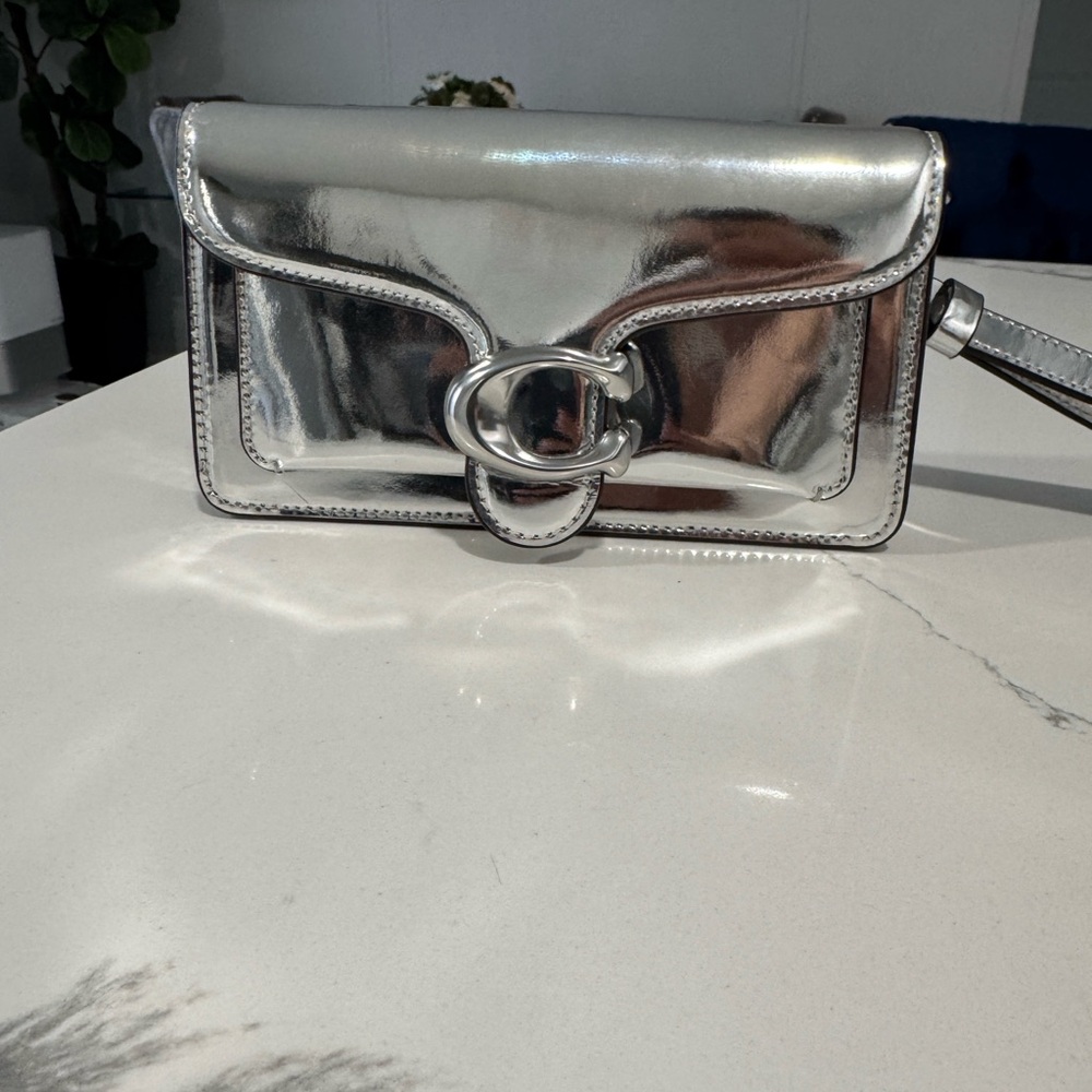Coach Tabby Metallic Wristlet - Picture 2 of 13
